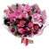 букет из роз и тюльпанов с лилией. Эфиопия